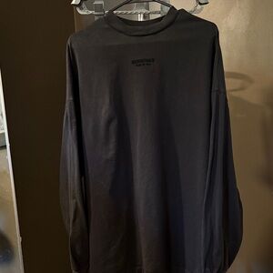 Essentials Classic Black Long Sleeve Tee